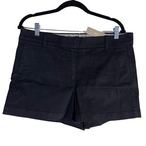 J Crew Black Chino Shorts NWT